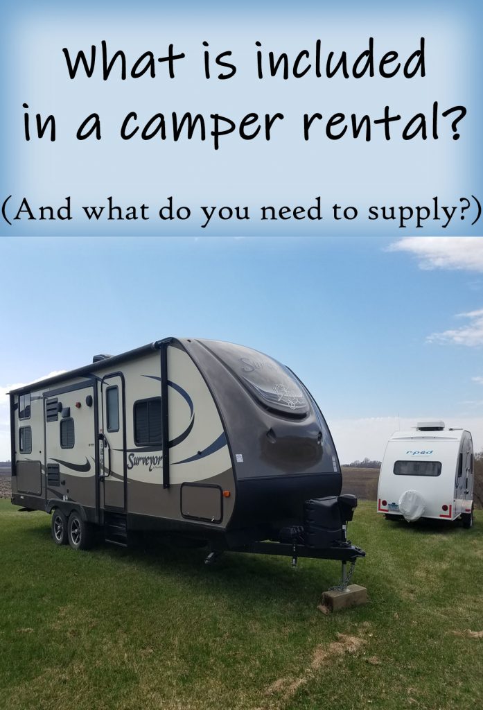 What is included in my camper rental? - Explore the Lands