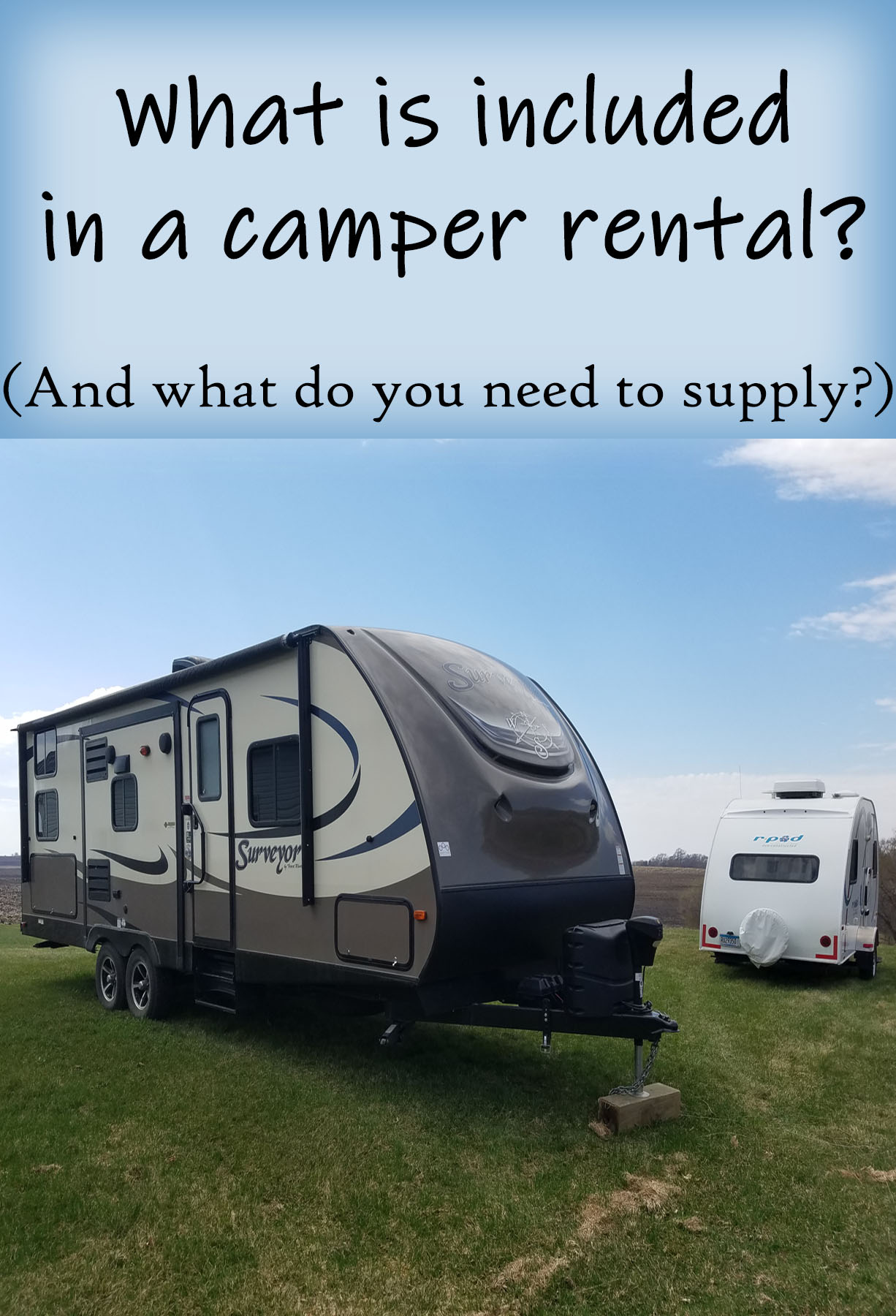 What Is Included In My Camper Rental? - Explore The Lands